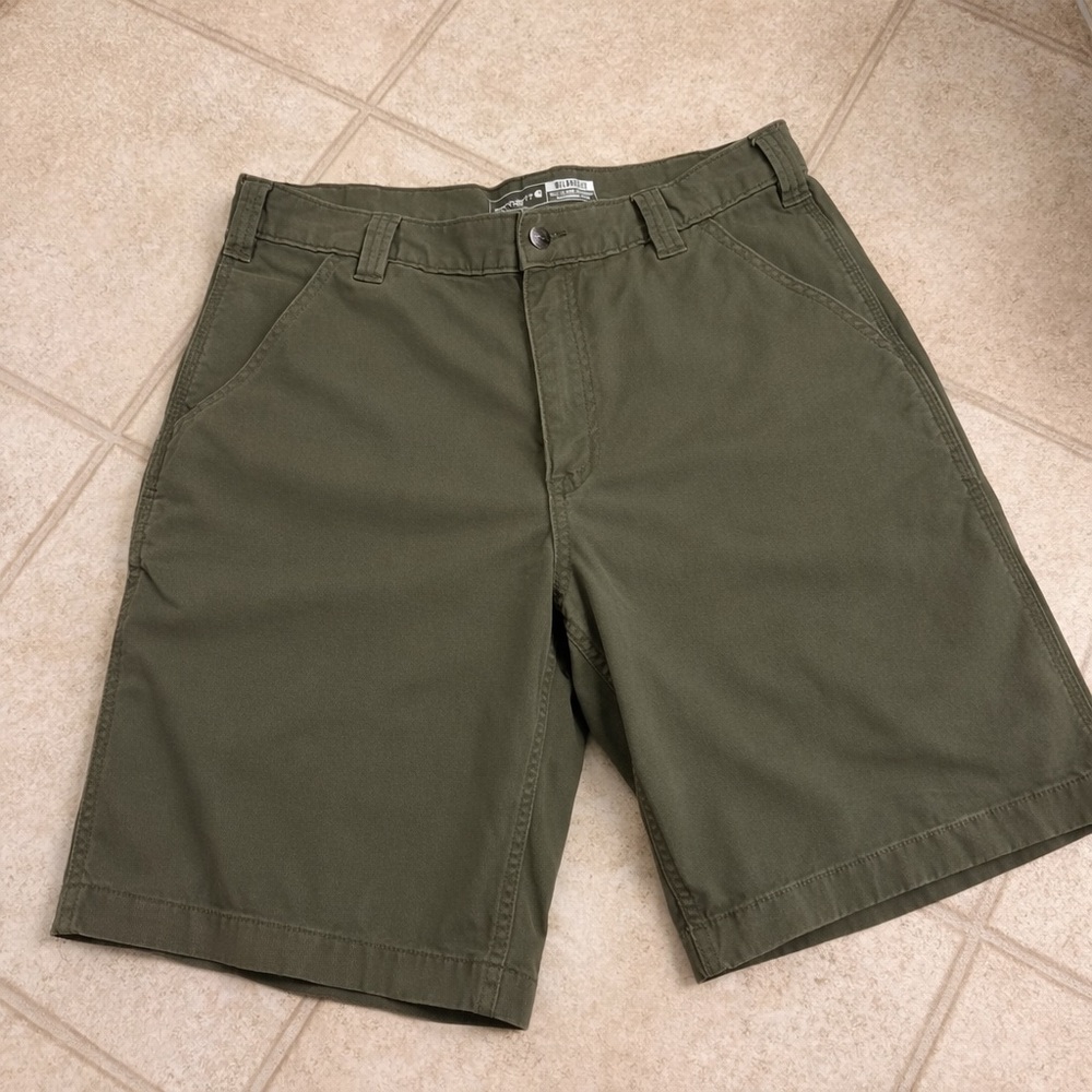 Carhartt Mens 34 Relaxed Fit Canvas Work Shorts Rugged Flex